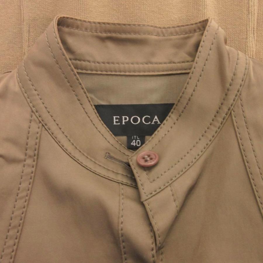 エポカ　EPOCA　ブルゾン　ニットジャケット　ベージュ　40 エポカ EPOCA ジャケット ブルゾン ニット 切替 40 ベージュ リブ /FF