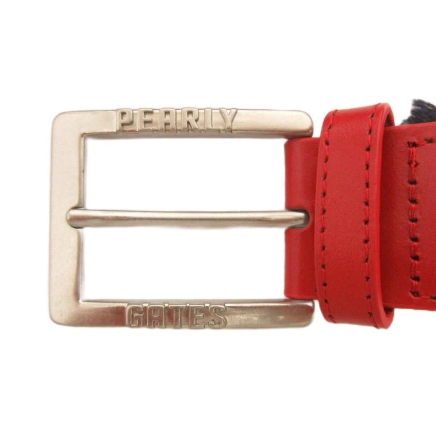 パーリーゲイツ PEARLY GATES ベルト ゴルフ 編込み フェイクレザー