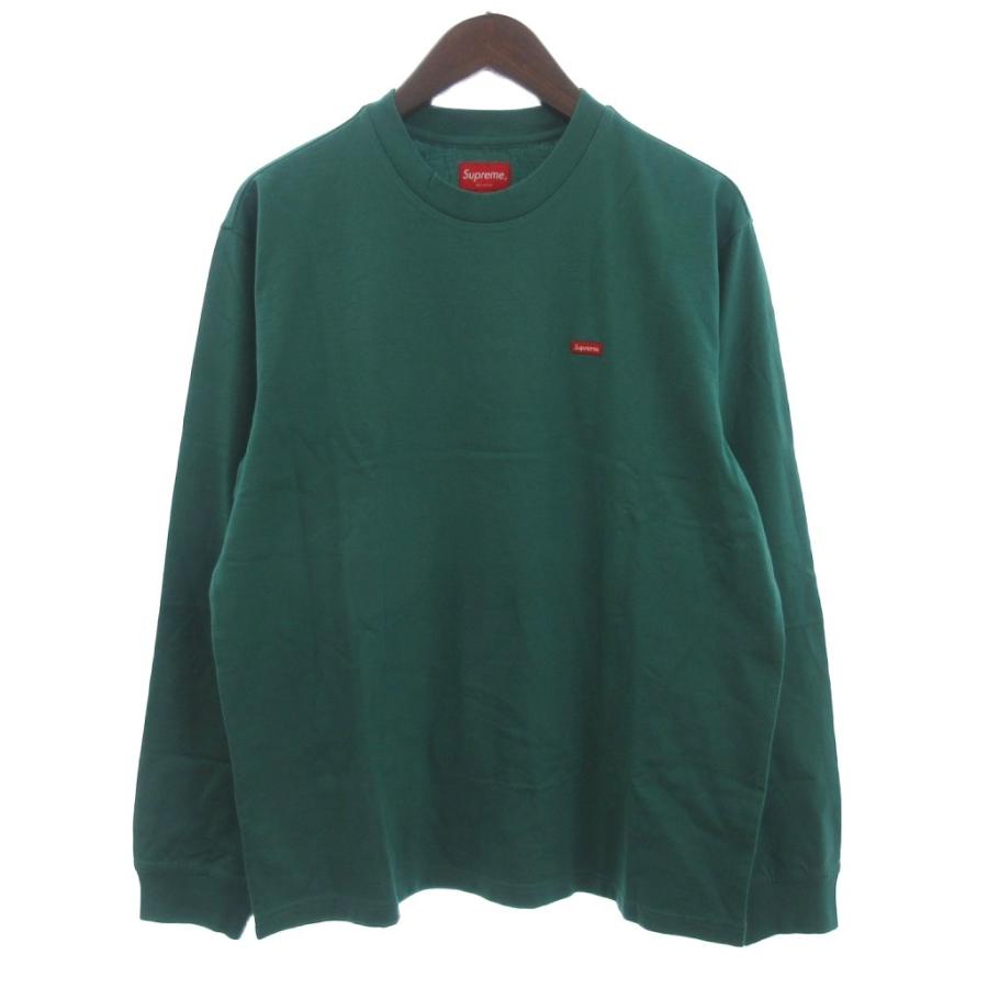 Supreme Box Logo L/S Tee サイズS グリーン 美USED Supreme Box Logo