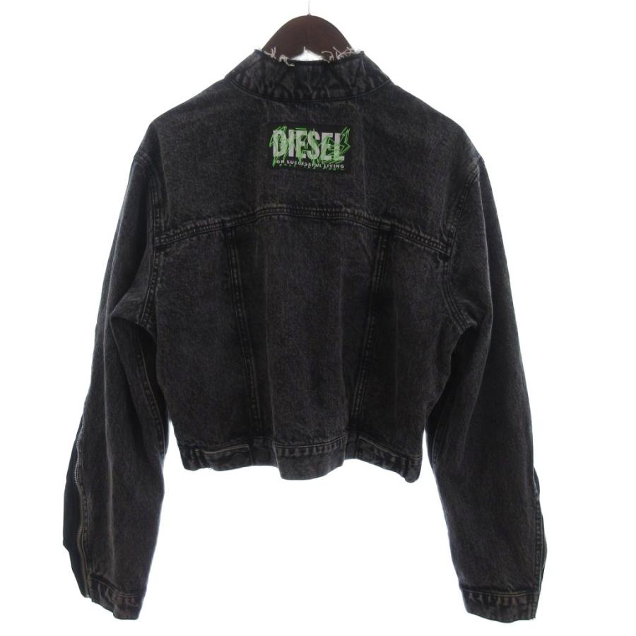 DIESEL（ディーゼル） 美品 デニム切替 MA-1 ブルゾン ジャケット