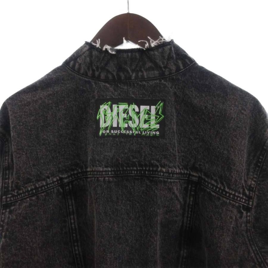 DIESEL（ディーゼル） 美品 デニム切替 MA-1 ブルゾン ジャケット