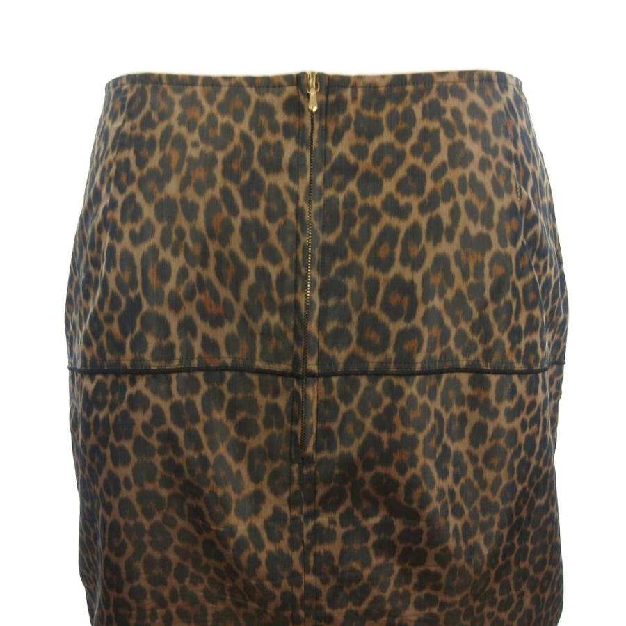 ブラミンク　レオパード柄　スカート ブラミンク BLAMINK スカート ミモレ丈 レオパード柄 シャカシャカ素材