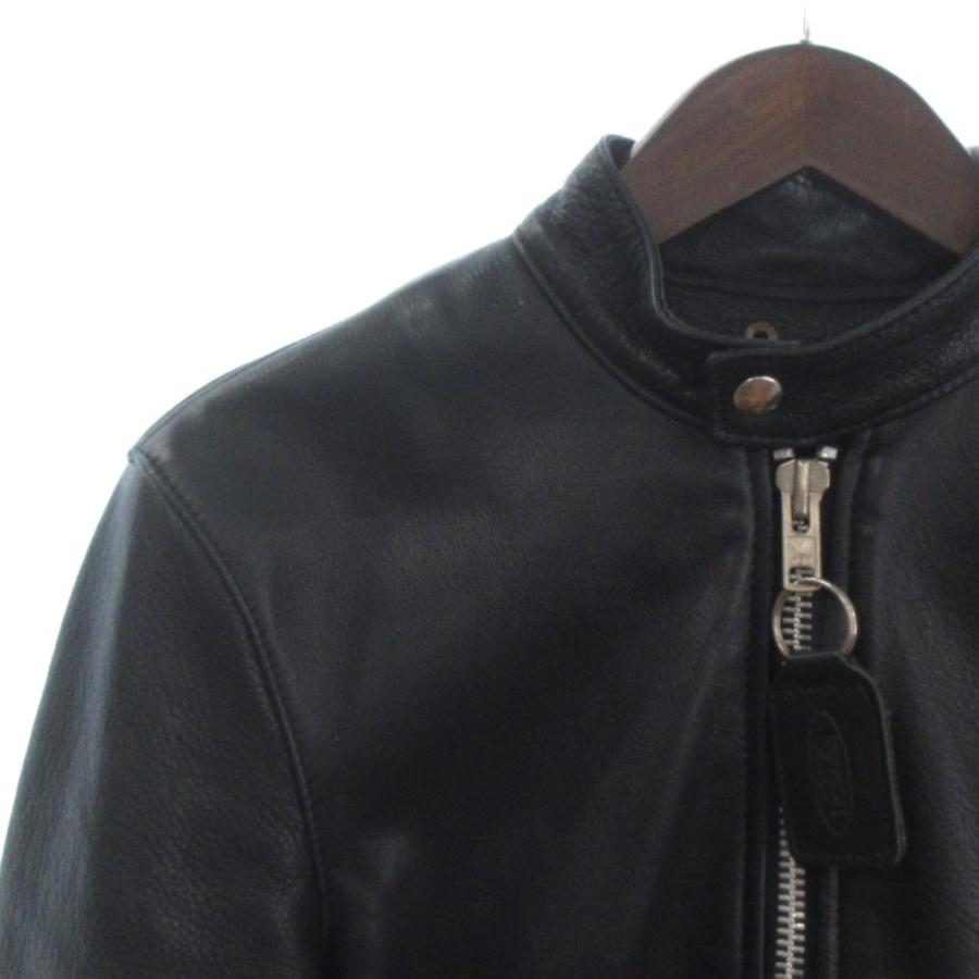 Vanson ブラック ジップアップジャケット バンソン VANSON B シングルライダース レザージャケット ジップアップ