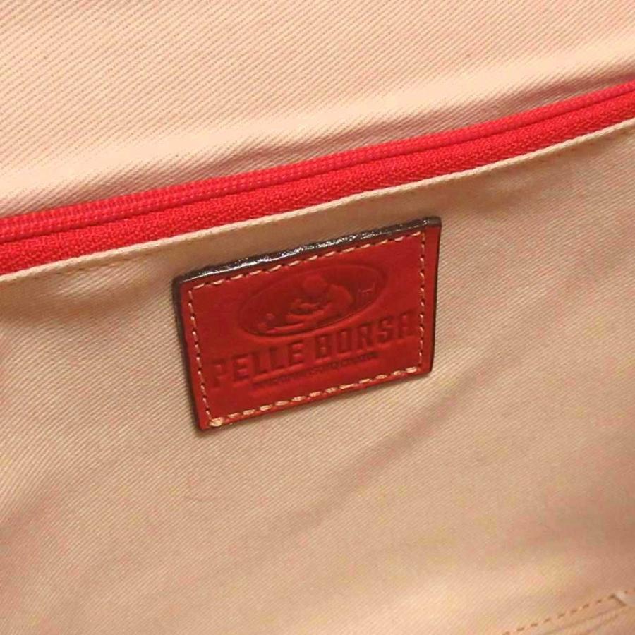 ペレボルサ Pelle Borsa バニティ ショルダーバッグ 斜めがけ レザー