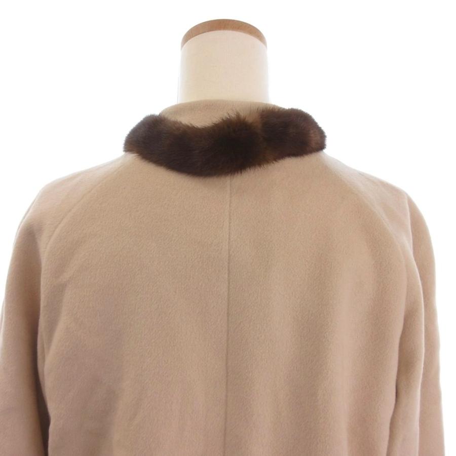 Chloe（クロエ） 美品 コート ミドル丈 アンゴラ ミンクティペット 