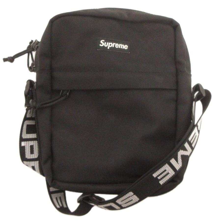 supreme ショルダーバッグ ブラック Supreme シュプリーム SUPREME ショルダーバッグ 斜めがけ ロゴ