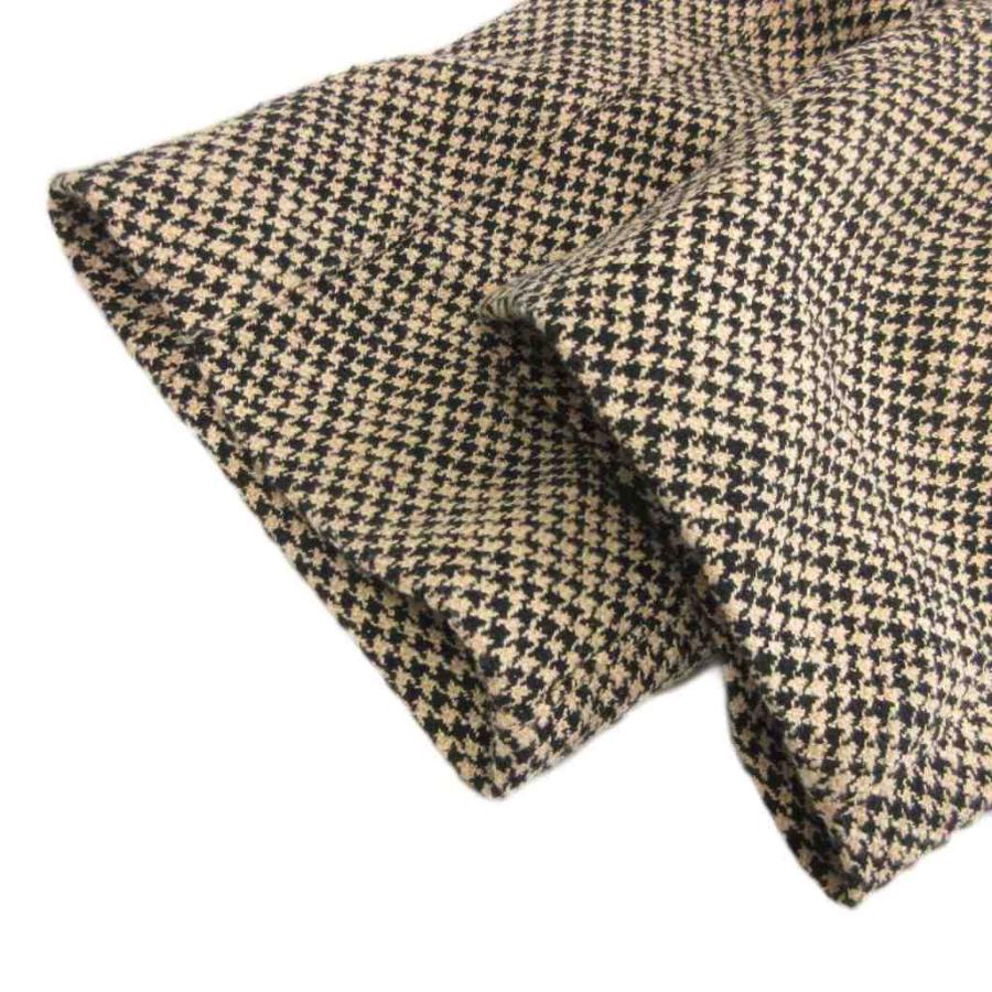 【中古】Sマックスマーラ 'S Max Mara チェスターコート 千鳥格子 長袖 コットン 40 ベージュ 黒 ブラック S MAXMARA（エスマックスマーラ） Sマックスマーラ 'S Max Mara