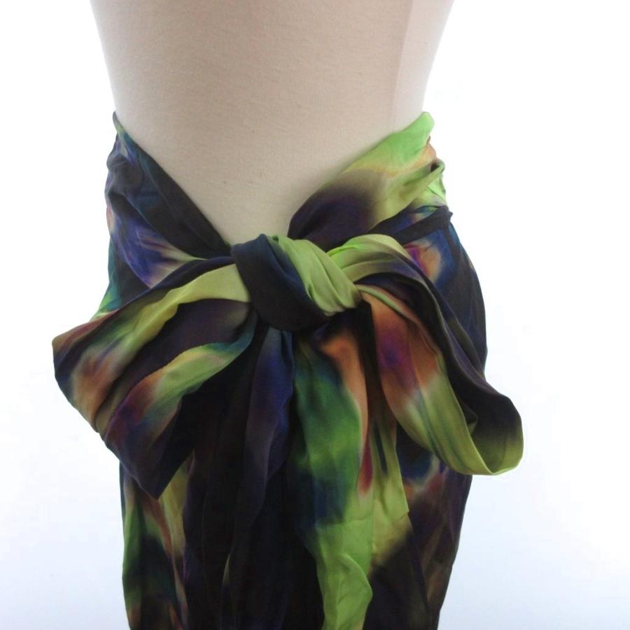 ドリスヴァンノッテン DRIES VAN NOTEN ラップスカート 巻き ミモレ丈