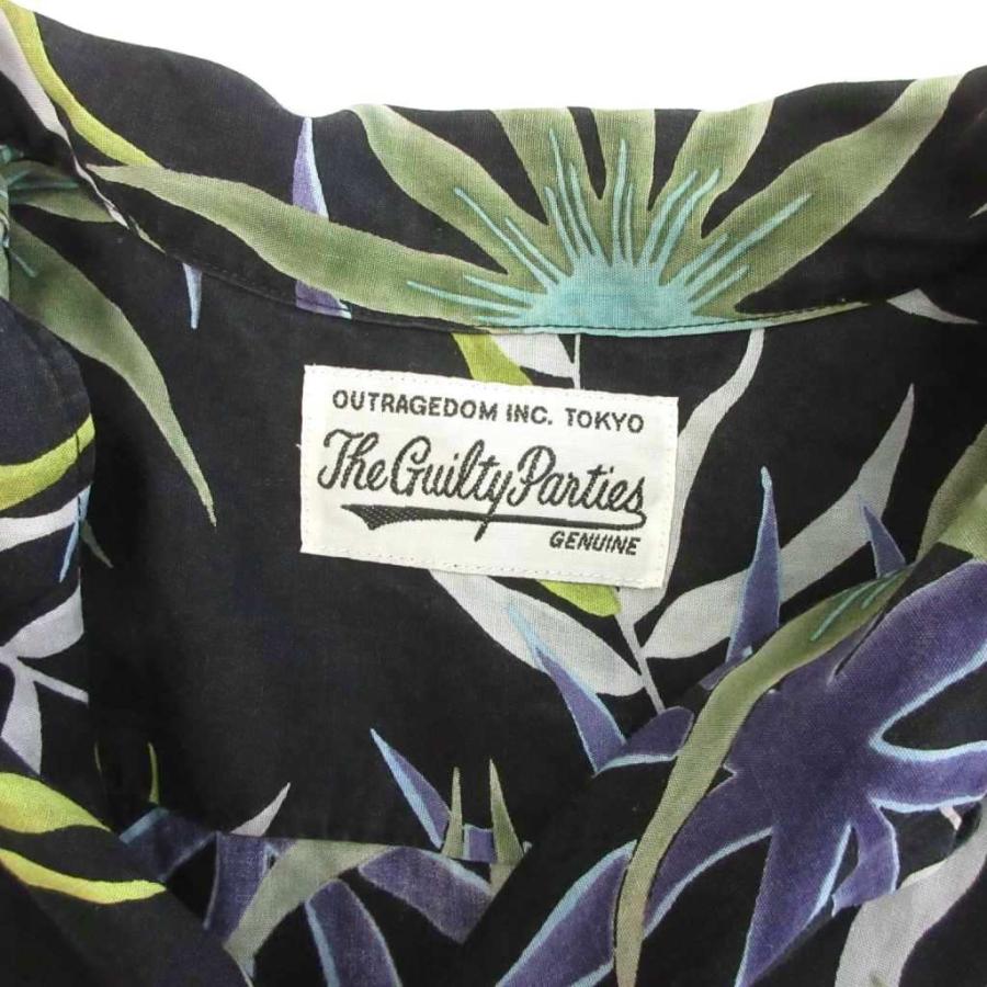 ワコマリア WACKO MARIA アロハシャツ 半袖 開襟 オープンカラー 総柄