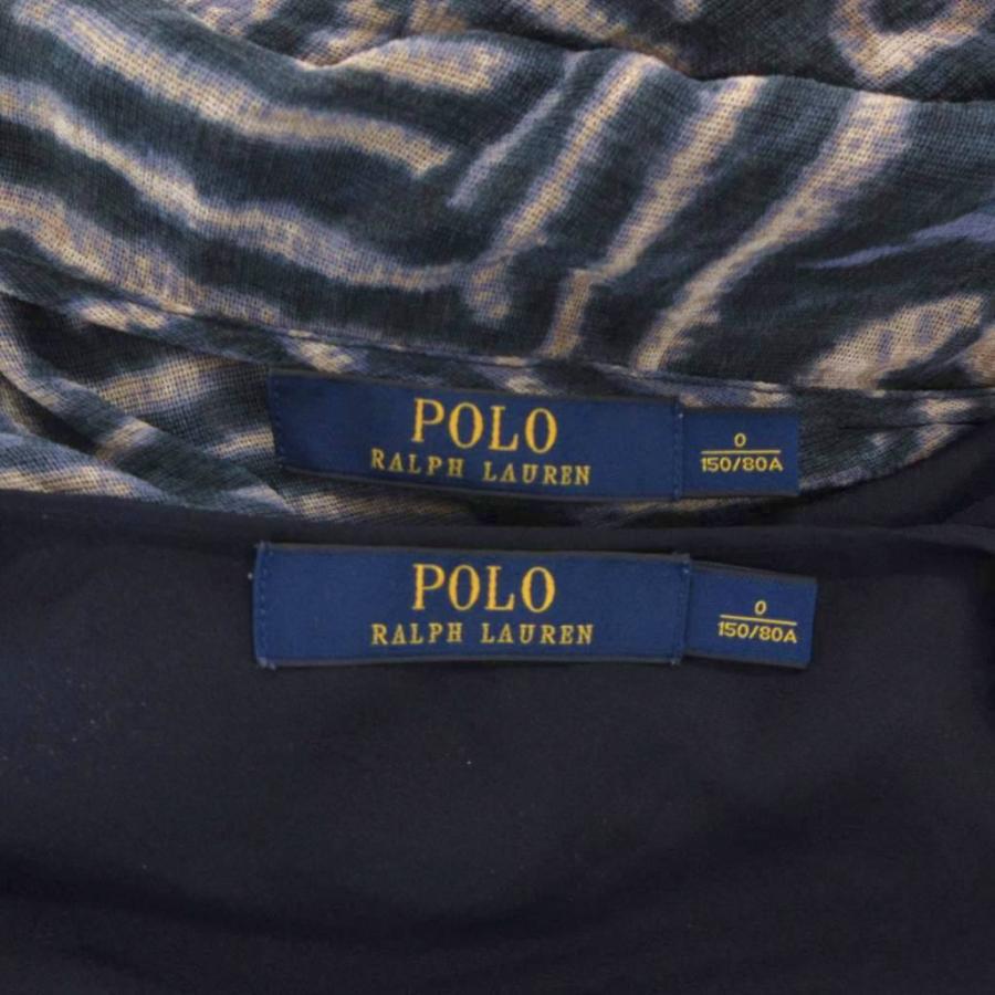 【中古】ポロ ラルフローレン POLO RALPH LAUREN 美品 ラップドレス ワンピース ロング キャミソール 150 80A ポロ ラルフローレン POLO RALPH LAUREN 美品 ラップドレス ワンピース