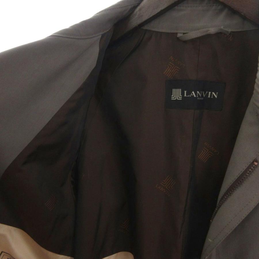 ランバン LANVIN ステンカラーコート ロング丈 長袖 総裏 C-0Y1002