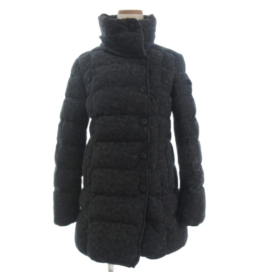 【中古】タトラス TATRAS ローズバッド ROSE BUD ダウンジャケット スタンドカラー 総柄 長袖 01 グレー レディース タトラス TATRAS ローズバッド ROSE BUD ダウンジャケット スタンド