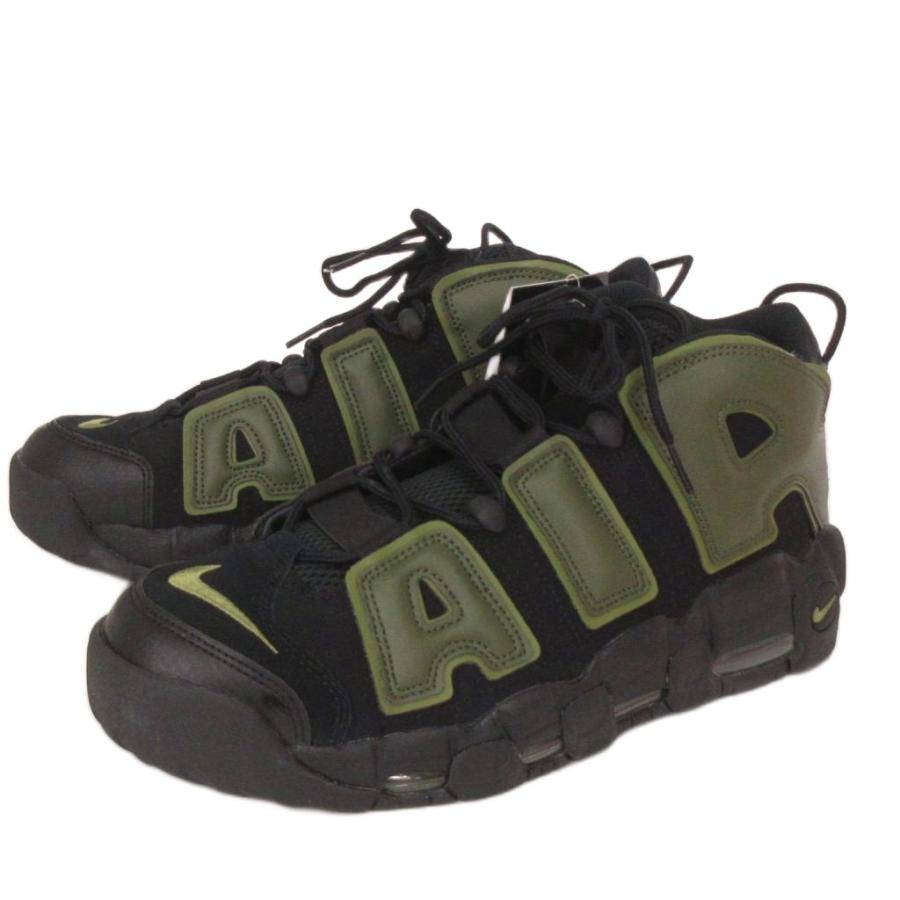 【中古】未使用品 ナイキ NIKE タグ付き Air More Uptempo 96 Rough スニーカー ローカット DH8011-001 黒 緑 29cm NIKE（ナイキ） 未使用品 タグ付き Air More Uptempo 96 Rough