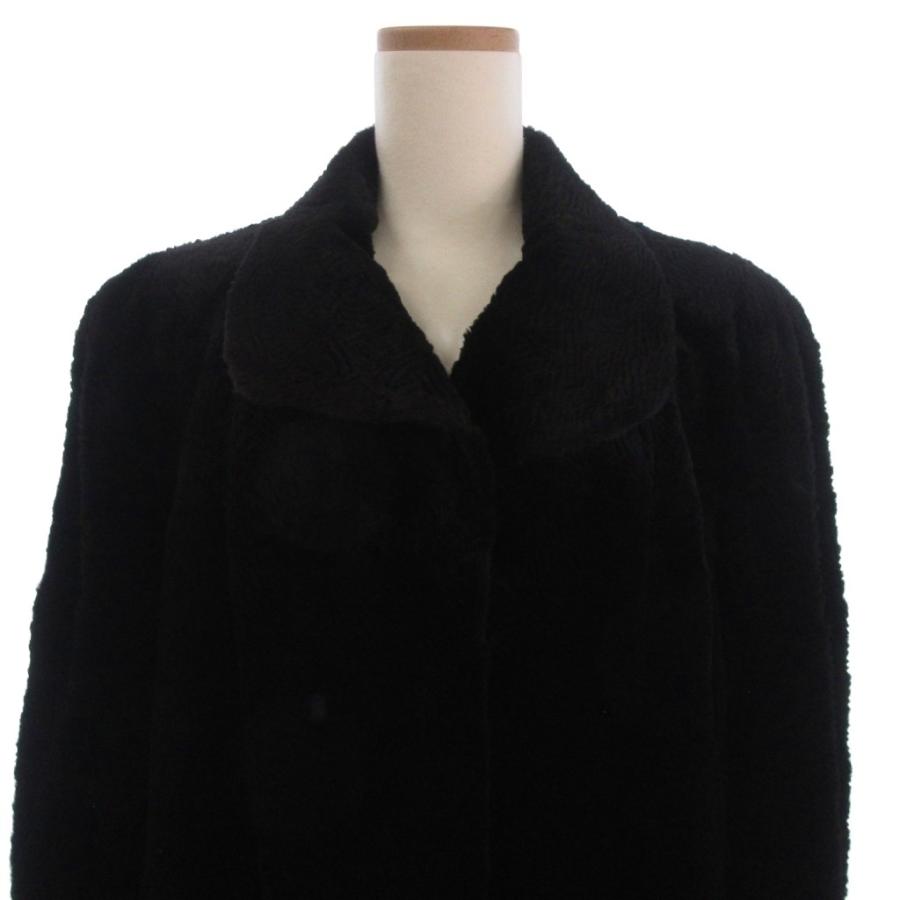 ギラロッシュ Guy Laroche Paris 毛皮コート ロング丈 ファー