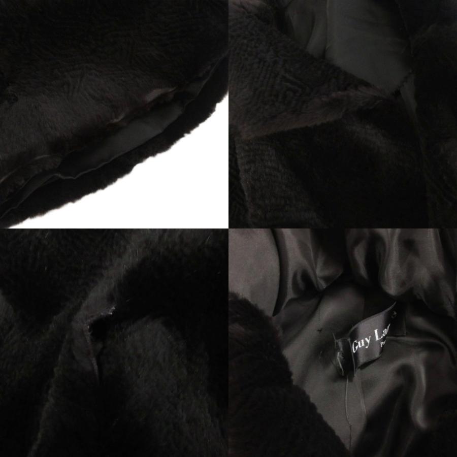 ギラロッシュ Guy Laroche Paris 毛皮コート ロング丈 ファー