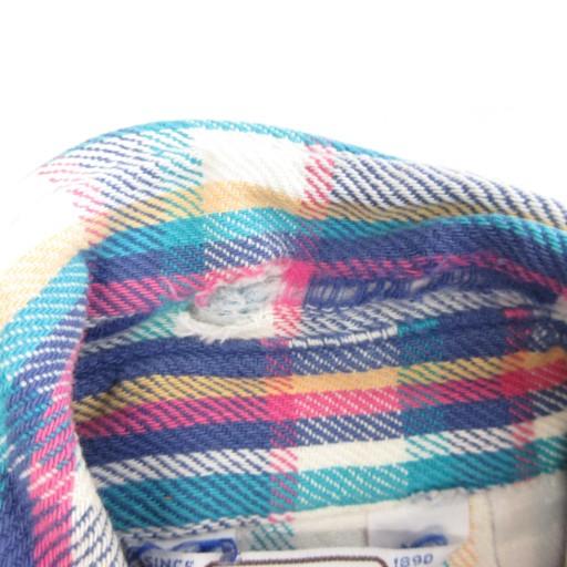 ファイブブラザー FIVE BROTHER 70年 80年代 ネルシャツ 長袖 厚手