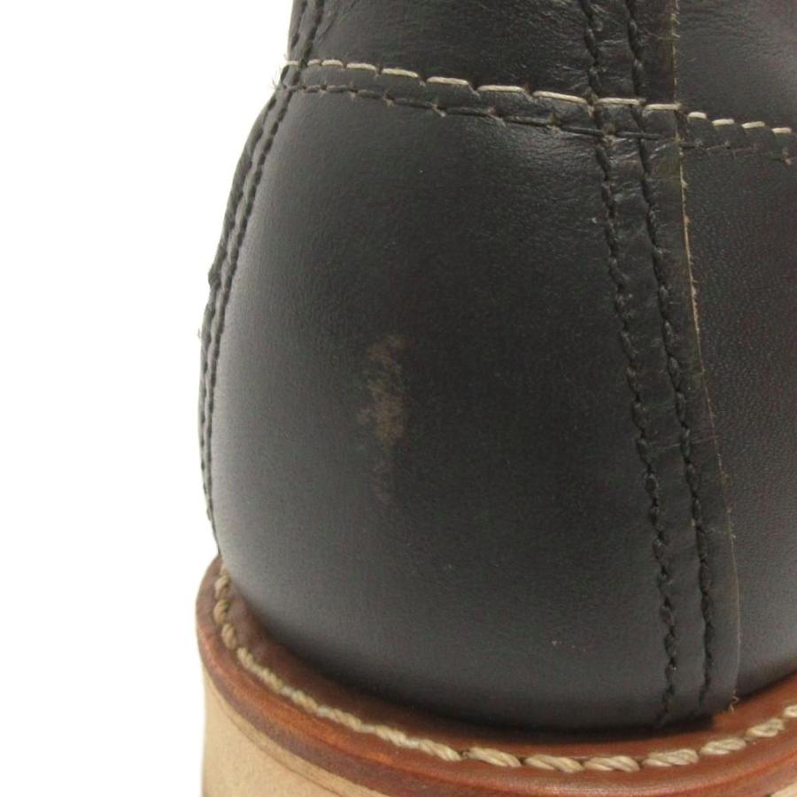 【中古】レッドウィング  モックトゥ ブーツ ショート レースアップ 8859 濃紺 ダークネイビー 8 ☆AA★ メンズ RED WING SHOES（レッドウィング） REDWING モックトゥ ブーツ