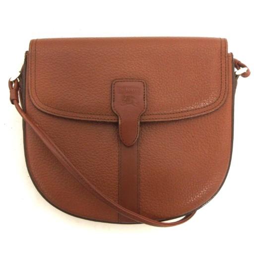BURBERRY ノバチェック ショルダーバッグ レザー ブラウン BURBERRY（バーバリー） ショルダーバッグ 斜め掛け 内側 ノバチェック