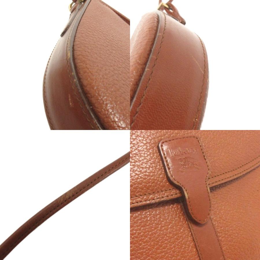 BURBERRY ノバチェック ショルダーバッグ レザー ブラウン BURBERRY（バーバリー） ショルダーバッグ 斜め掛け 内側 ノバチェック