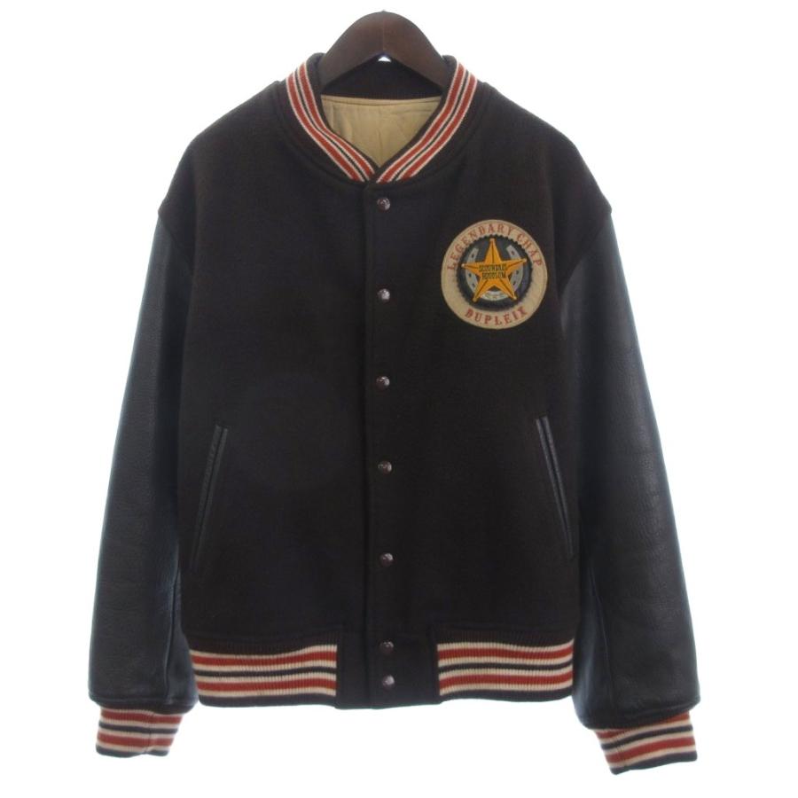 デュプレックス DUPLEIX スタジャン ジャケット ブルゾン ウール