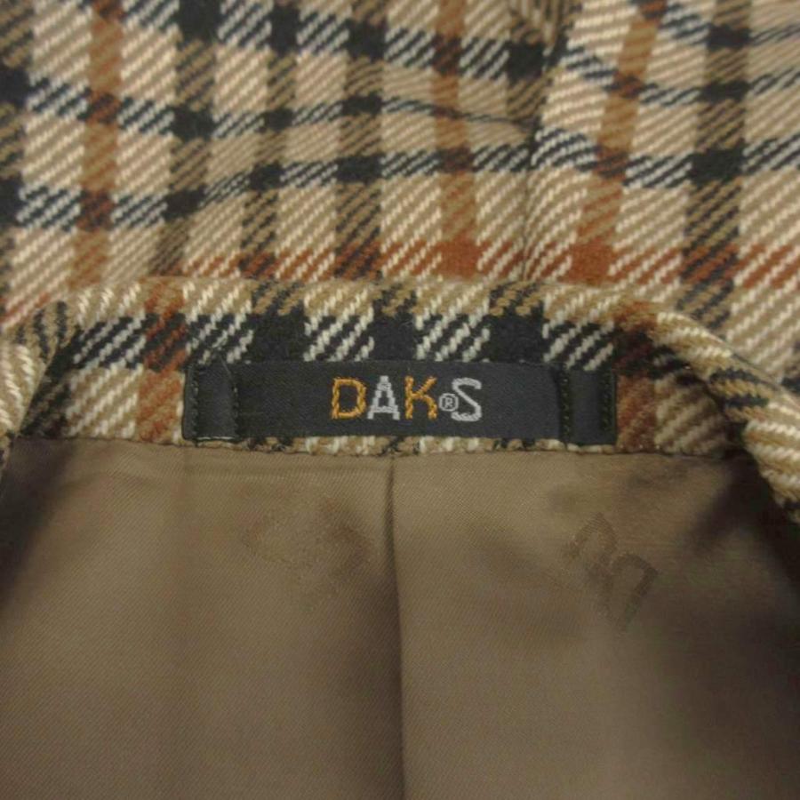 ダックス DAKS テーラードジャケット 長袖 背抜き センターベント 