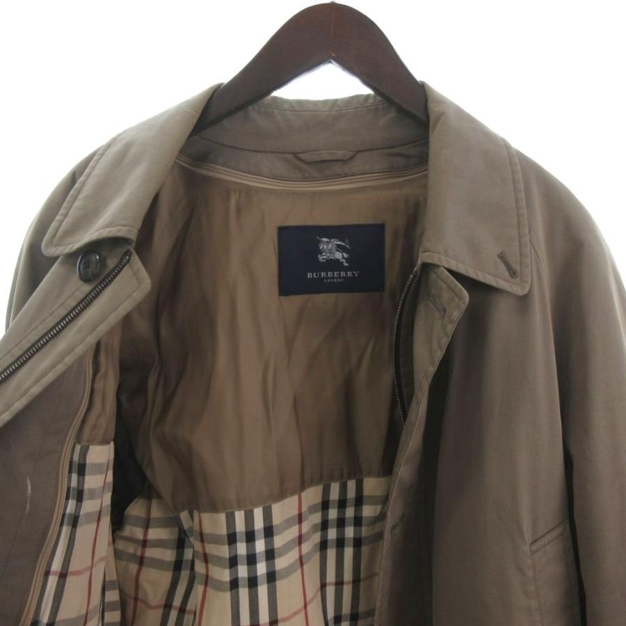 バーバリー ロンドン ステンカラーコート 中綿 ダウン ミドル丈
