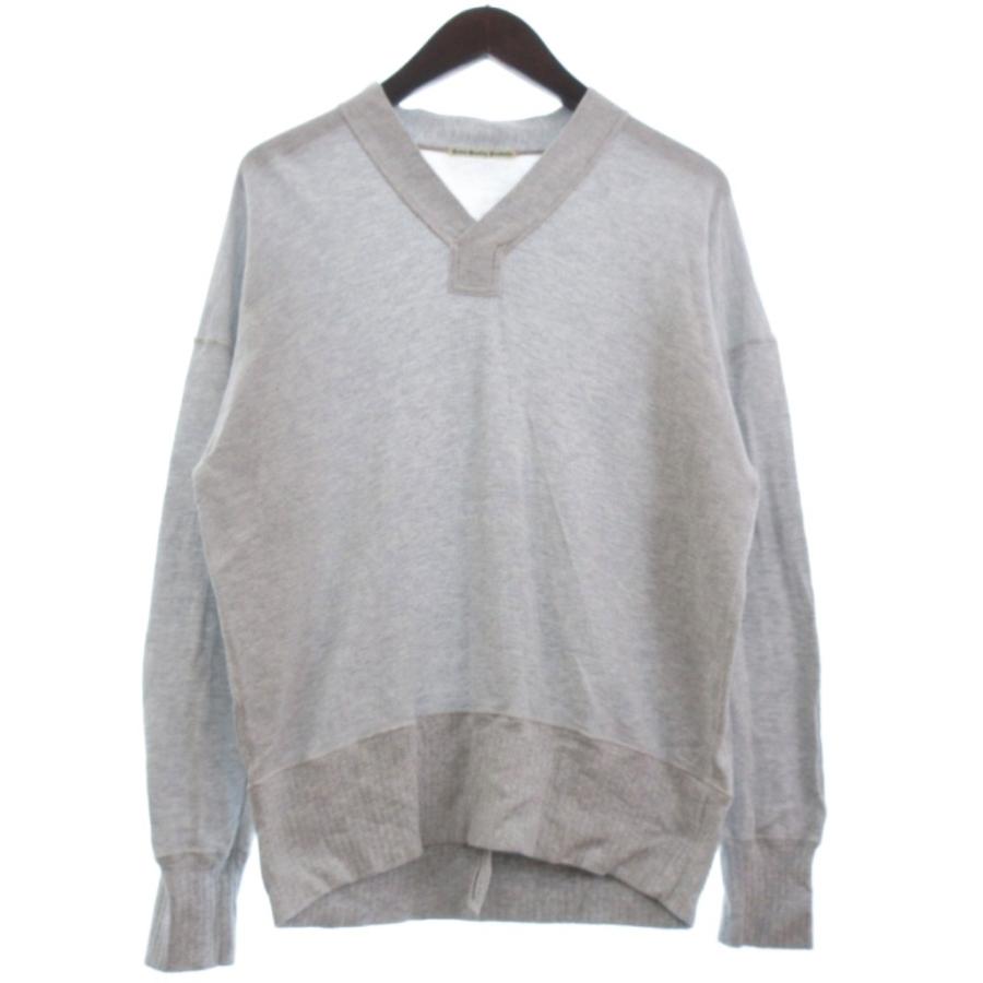 【中古】オールドホームステッダー 美品 Extra Cotton Fleece ニットソー カットソー 長袖 コットン グレー 42 オールドホームステッダー Olde Homesteader 美品 Extra Cotton Fleece