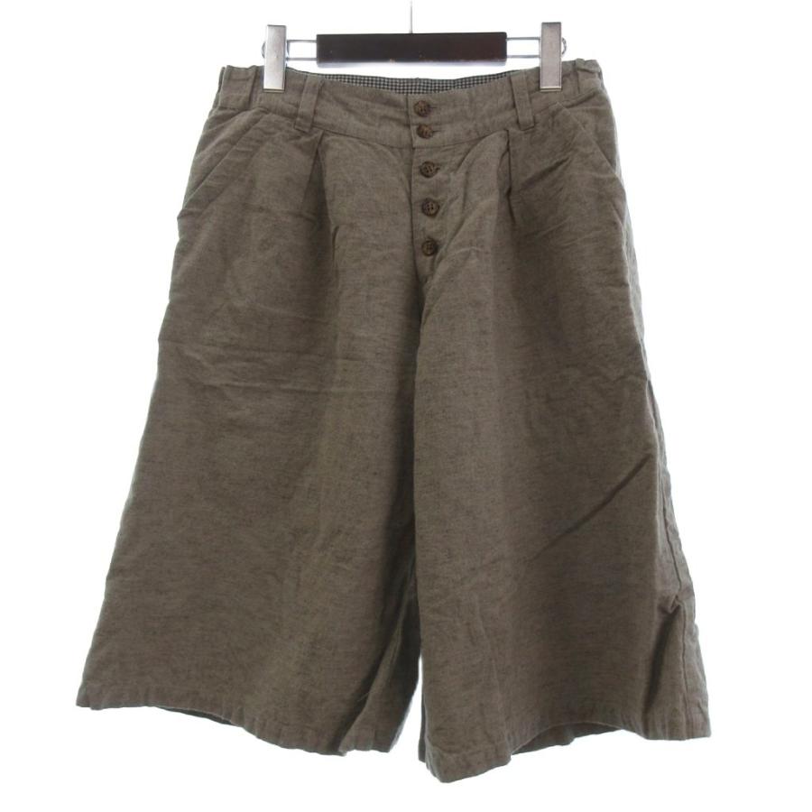 ナチュラルランドリー NATURAL LAUNDRY ハーフパンツ ショート ボタン