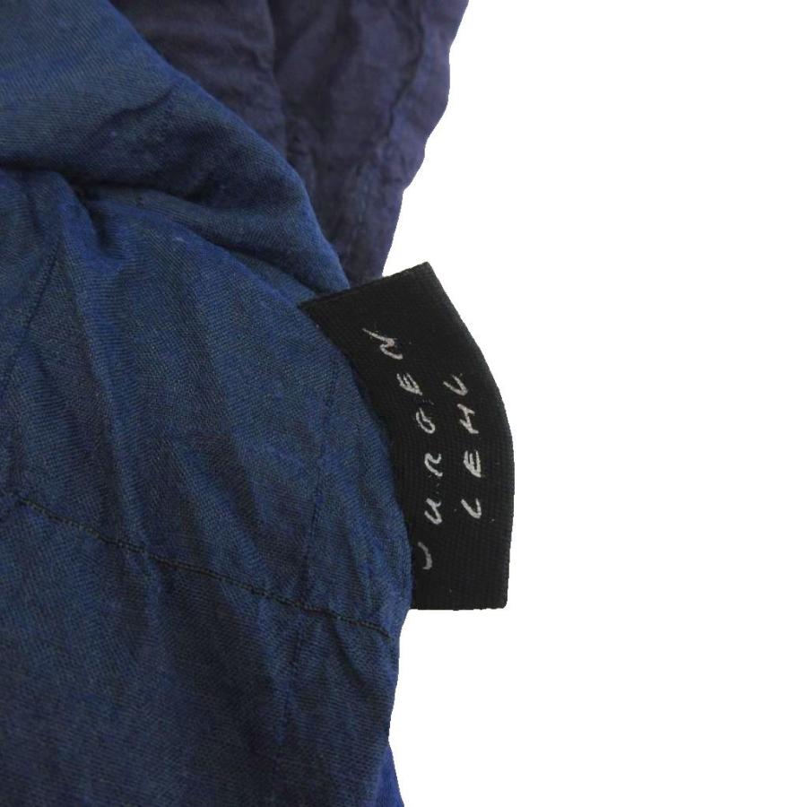 ヨーガンレール JURGEN LEHL クシュクシュ チェック ブラウス Aライン