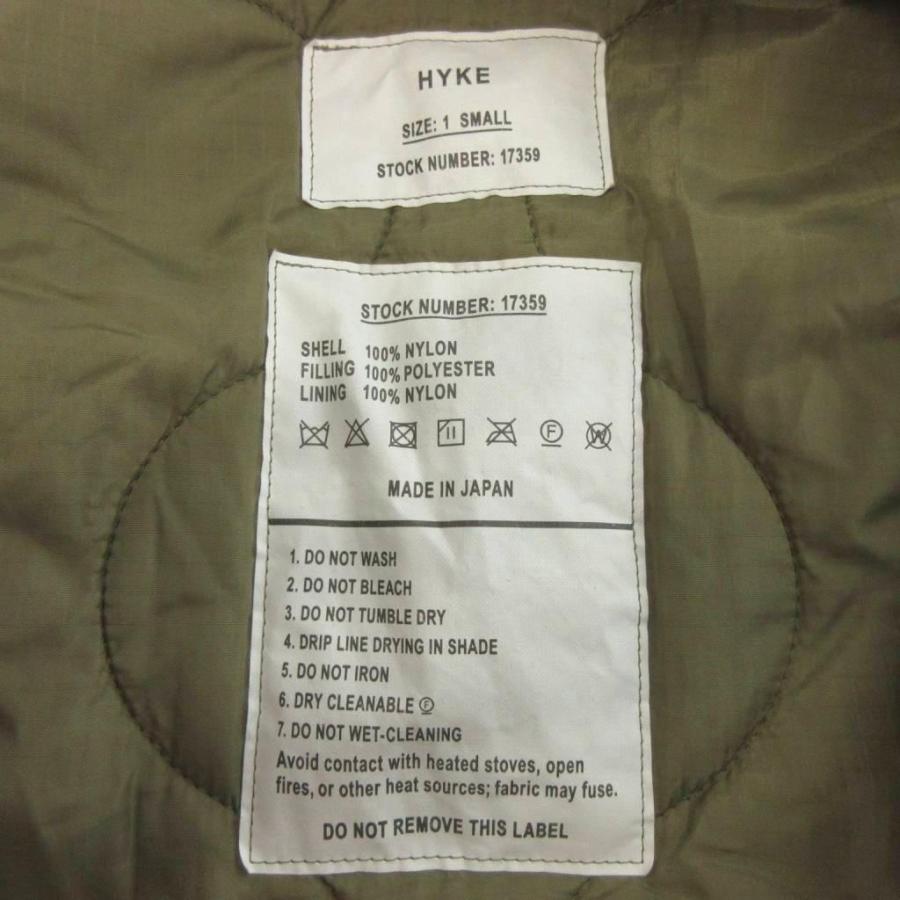 ハイク HYKE QUILTED BIG LINER JACKET 17359 キルティングジャケット