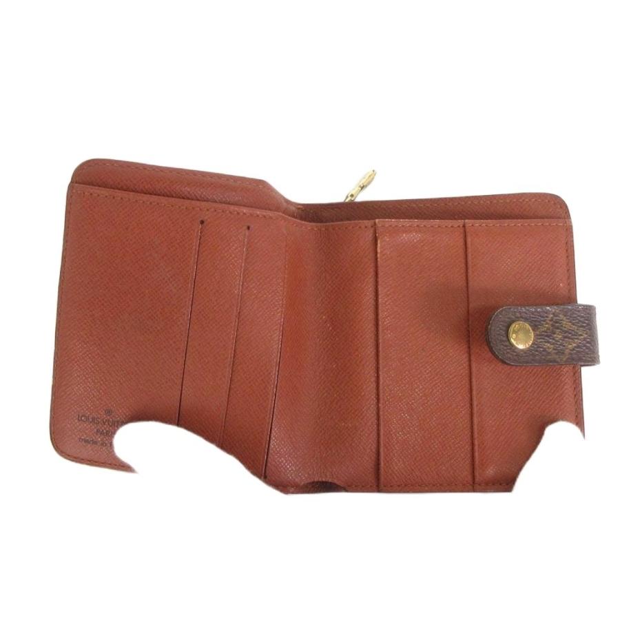 ルイ ヴィトン モノグラム コンパクトジップ　二つ折り財布　ミニ　茶　 正規品 ルイ ヴィトン モノグラム コンパクトジップ 二つ折り ミニ 茶 財布