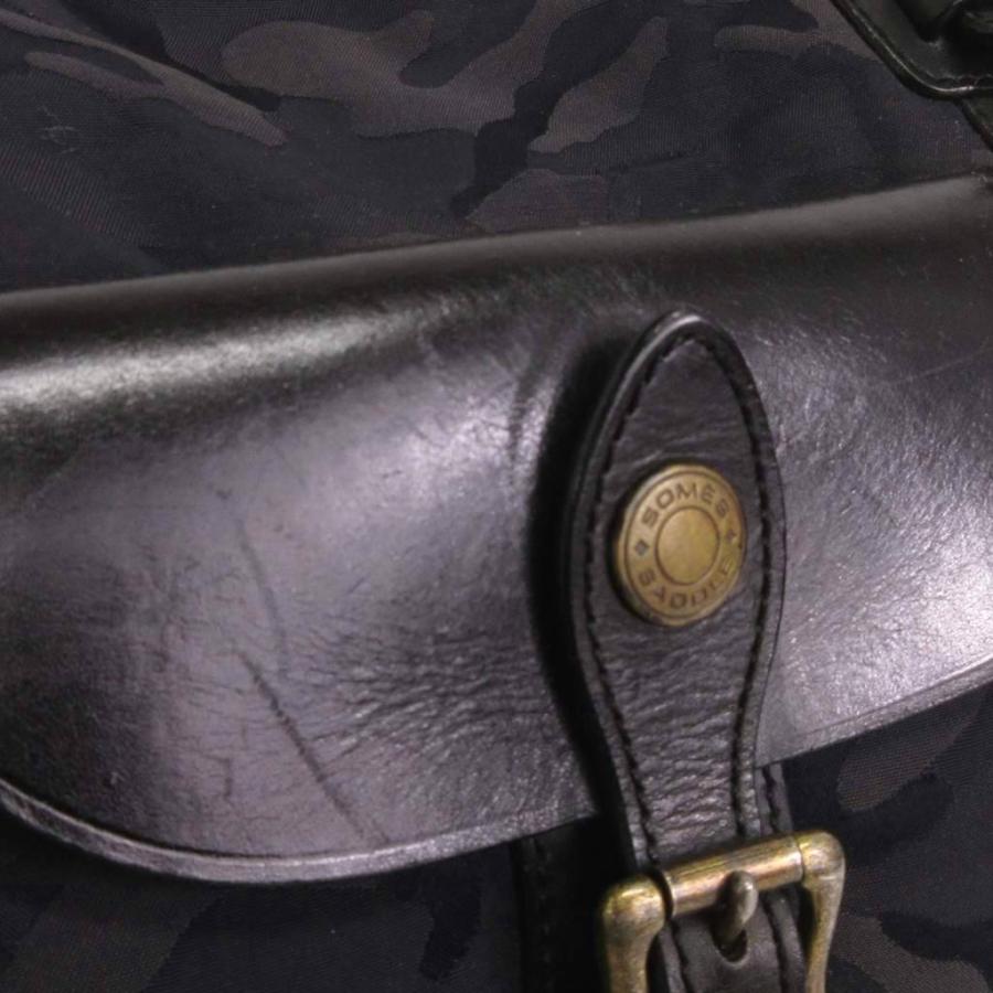 ソメスサドル SOMES SADDLE トートバッグ カモフラ 黒 ブラック 鞄