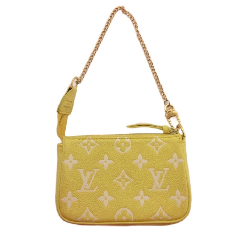 【中古】ルイヴィトン モノグラム アンプラント ミニポシェット アクセソワール M46129 ポーチ イエロー レディース LOUIS VUITTON（ルイ・ヴィトン） モノグラム アンプラント ミニ