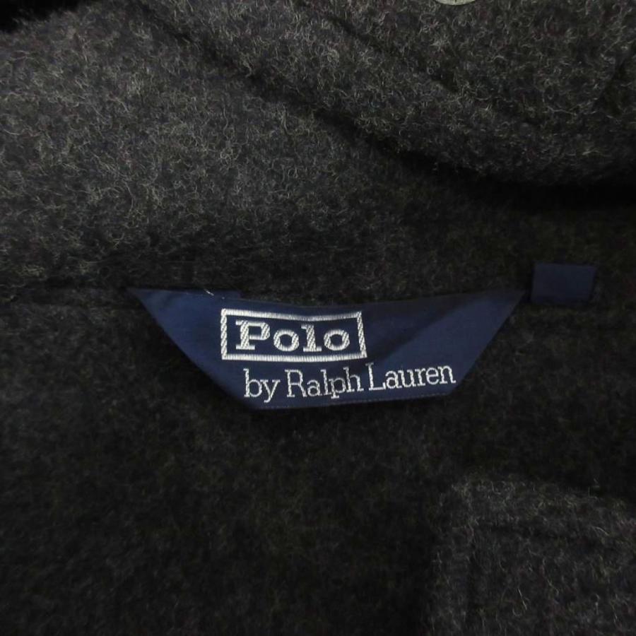【中古】ポロ バイ ラルフローレン ダッフルコート 長袖 トグルボタン ウール CC-RL-KA-0003 ダークグレー M POLO RALPH LAUREN（ポロ・ラルフローレン） ポロ バイ ラルフローレン