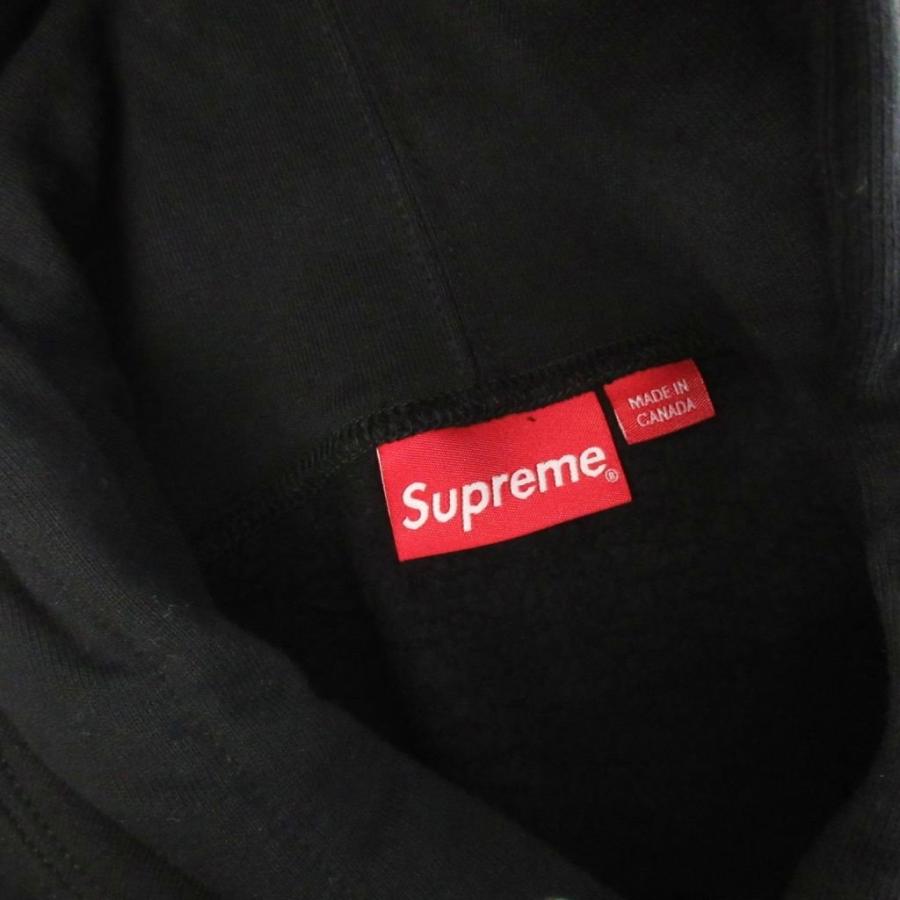 【中古】シュプリーム 21SS Shine Hooded Sweatshirt パーカー スウェット 長袖 裏起毛 ロゴ コットン 黒 ブラック S Supreme（シュプリーム） SUPREME 21SS Shine Hooded Sweatshirt