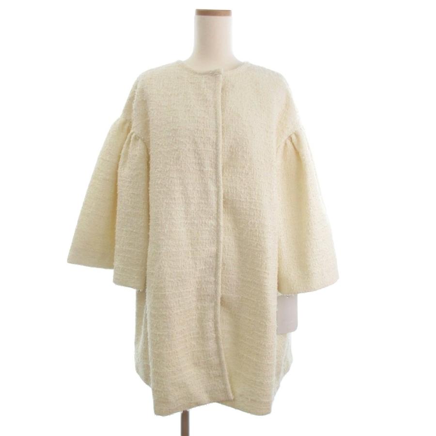 未使用品 セルフォード CELFORD タグ付き 24AW ツイードフレアーコート