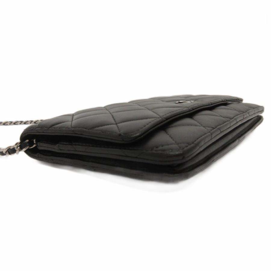 【良品】シャネルCHANELマトラッセ財布新品ショルダー CHANEL（シャネル） マトラッセ クラシック チェーンウォレット