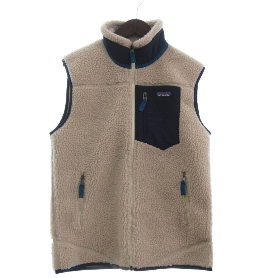 Patagonia ベスト　アイボリー XL パタゴニア パタゴニア Patagonia クラシック レトロX ベスト ボア ハイネック