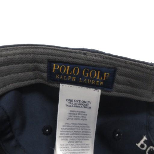 POLO GOLF ポロ ゴルフ キャップ ONE SIZE ネイビー 刺繍 ポロゴルフ ラルフローレン POLO GOLF RALPH LAUREN キャップ ロゴ