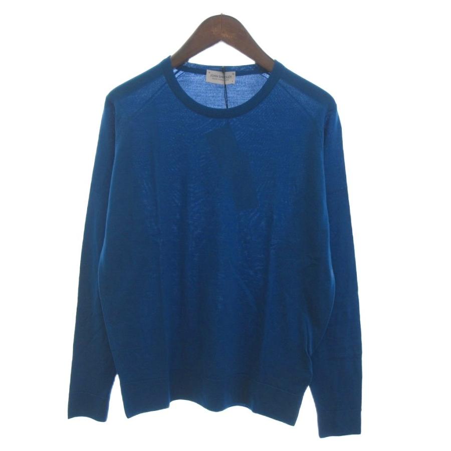 未使用品 ジョンスメドレー タグ付き ニット カットソー 長袖 クルー