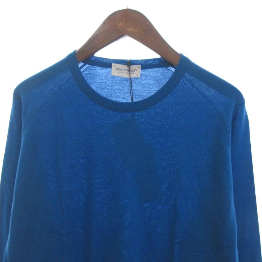 未使用品 ジョンスメドレー タグ付き ニット カットソー 長袖 クルー