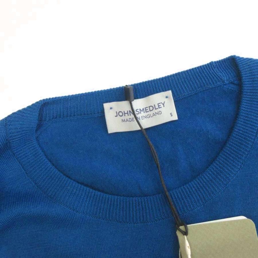 未使用品 ジョンスメドレー タグ付き ニット カットソー 長袖 クルー