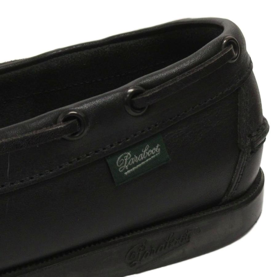 パラブーツ Paraboot BEAMS別注 コインローファー ペニー レザー 黒