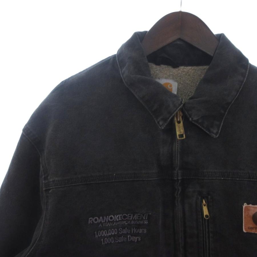 カーハート carhartt ダックジャケット ワーク ジップアップ ロゴ刺繍