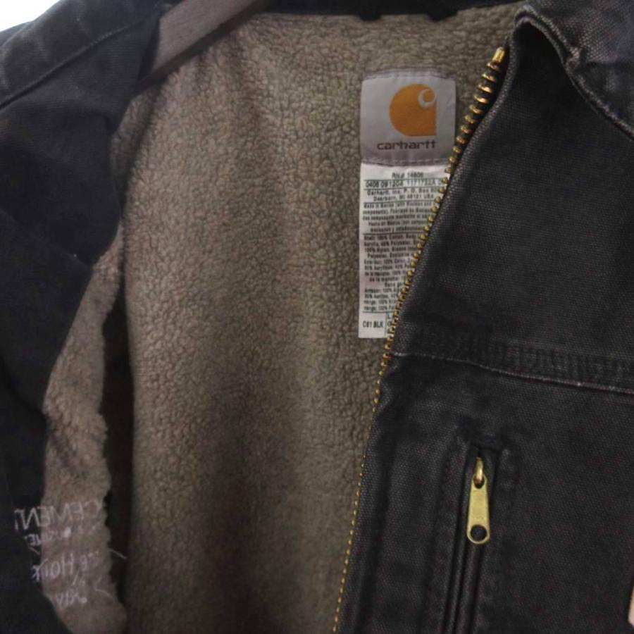 カーハート carhartt ダックジャケット ワーク ジップアップ ロゴ刺繍