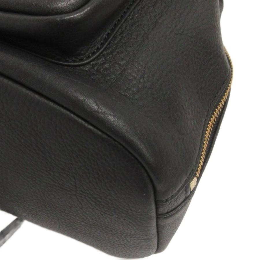 GANZO ガンゾ 7QS−H リュック デイバッグ オールレザー 黒 ブラック