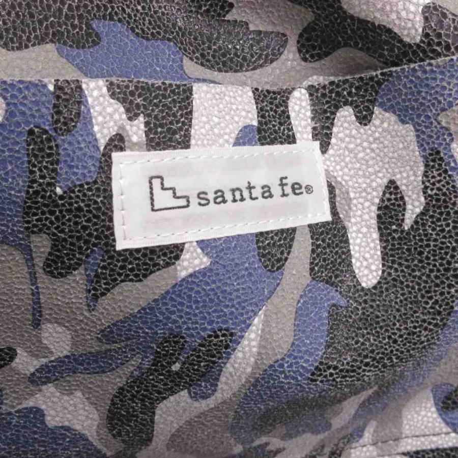 【中古】サンタフェ SANTA FE トートバッグ 肩掛け カモフラ 迷彩柄 青 ブルー 鞄 メンズ サンタフェ SANTA FE トートバッグ 肩掛け カモフラ 迷彩柄 青 ブルー