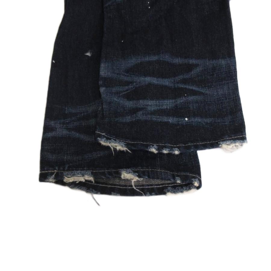 フーガ FUGA デニムパンツ ジーンズ スキニー ダメージ加工 コットン