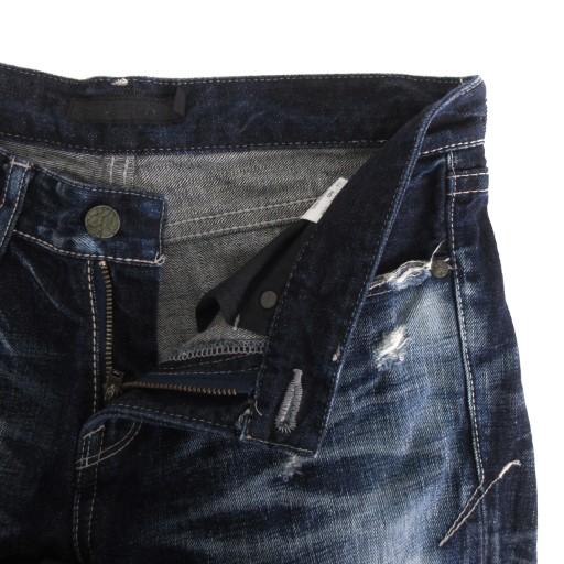 フーガ FUGA デニムパンツ ジーンズ スキニー ダメージ加工 コットン