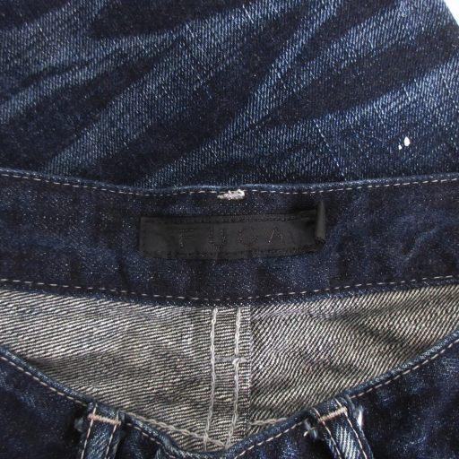 フーガ FUGA デニムパンツ ジーンズ スキニー ダメージ加工 コットン